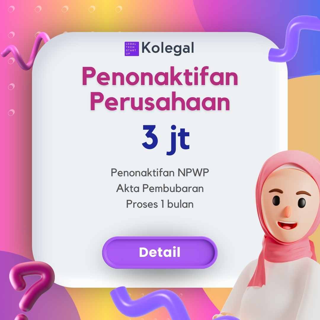 jasa penonaktifan perusahaan